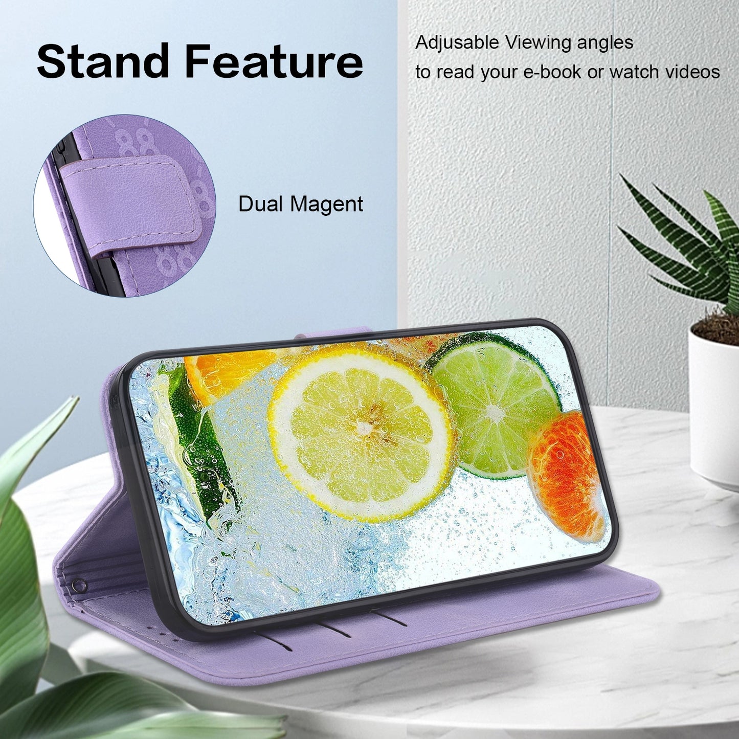 For Motorola Edge 30 Pro / Edge+ 2022 Double 8-shaped Embossed Leather Phone Case(Purple)