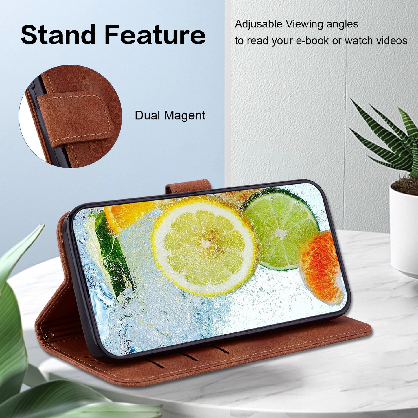 For Motorola Edge 30 Pro / Edge+ 2022 Double 8-shaped Embossed Leather Phone Case(Brown)