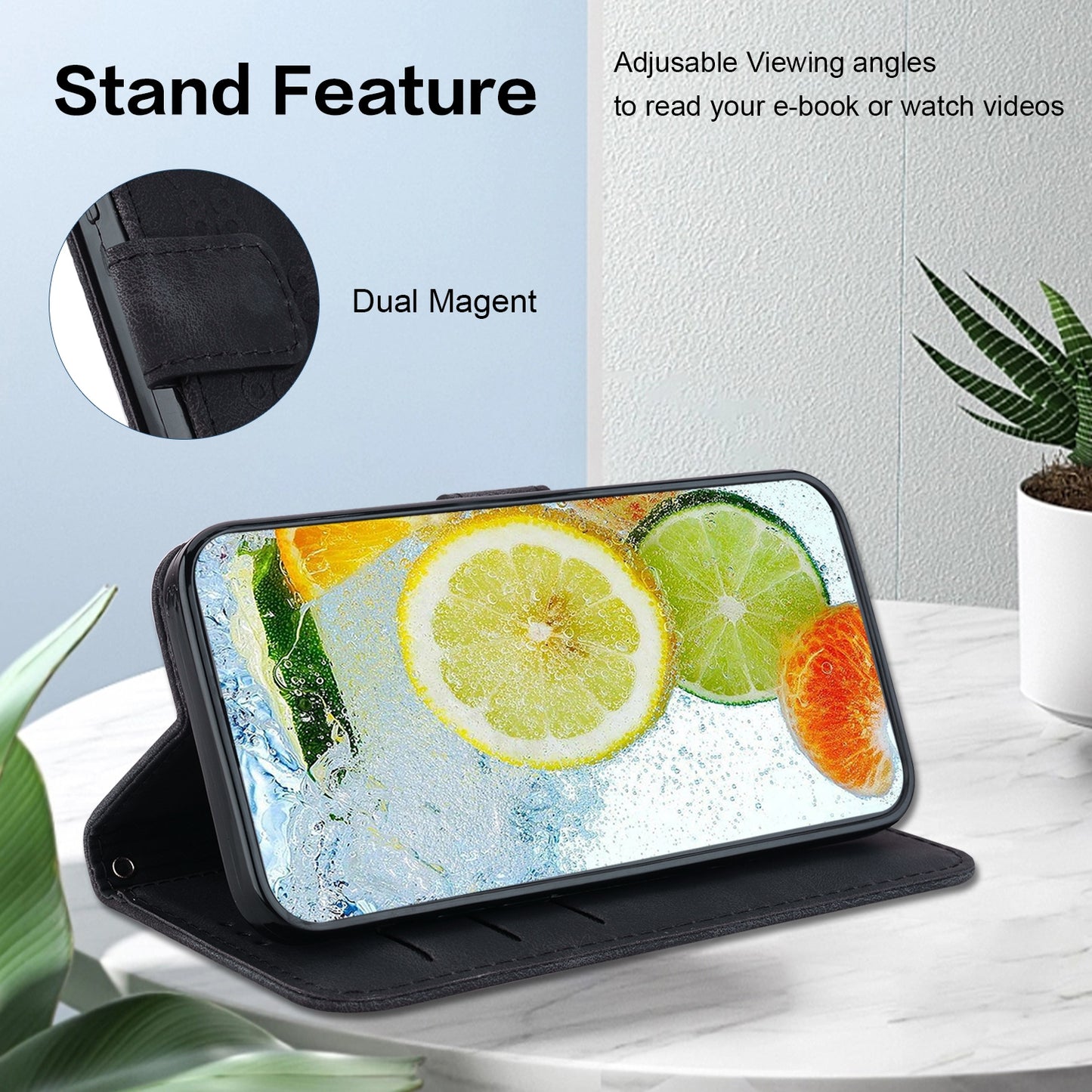 For Motorola Edge 30 Pro / Edge+ 2022 Double 8-shaped Embossed Leather Phone Case(Black)