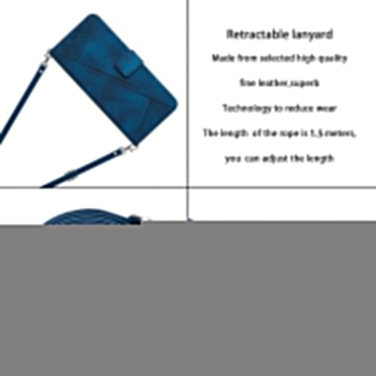 For vivo V50 Lite Dream Triangle Leather Phone Case with Lanyard(Blue)