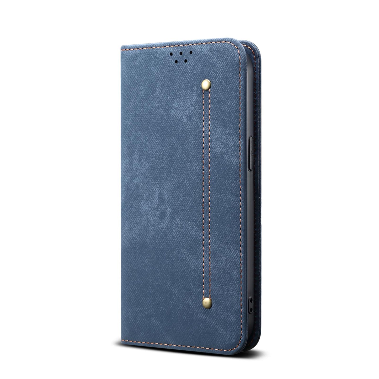 For OPPO K13 5G India Denim Texture Casual Style Horizontal Flip Leather Case(Blue)