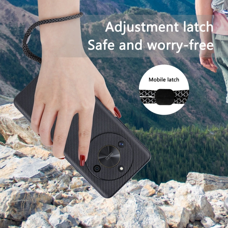 For Honor X50 ViLi TC Series Kevlar Carbon Fiber Texture Phone Case(Black)