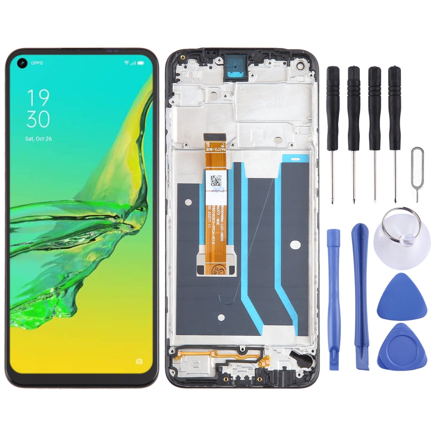 For OPPO A11s OEM LCD Screen Digitizer Full Assembly with Frame