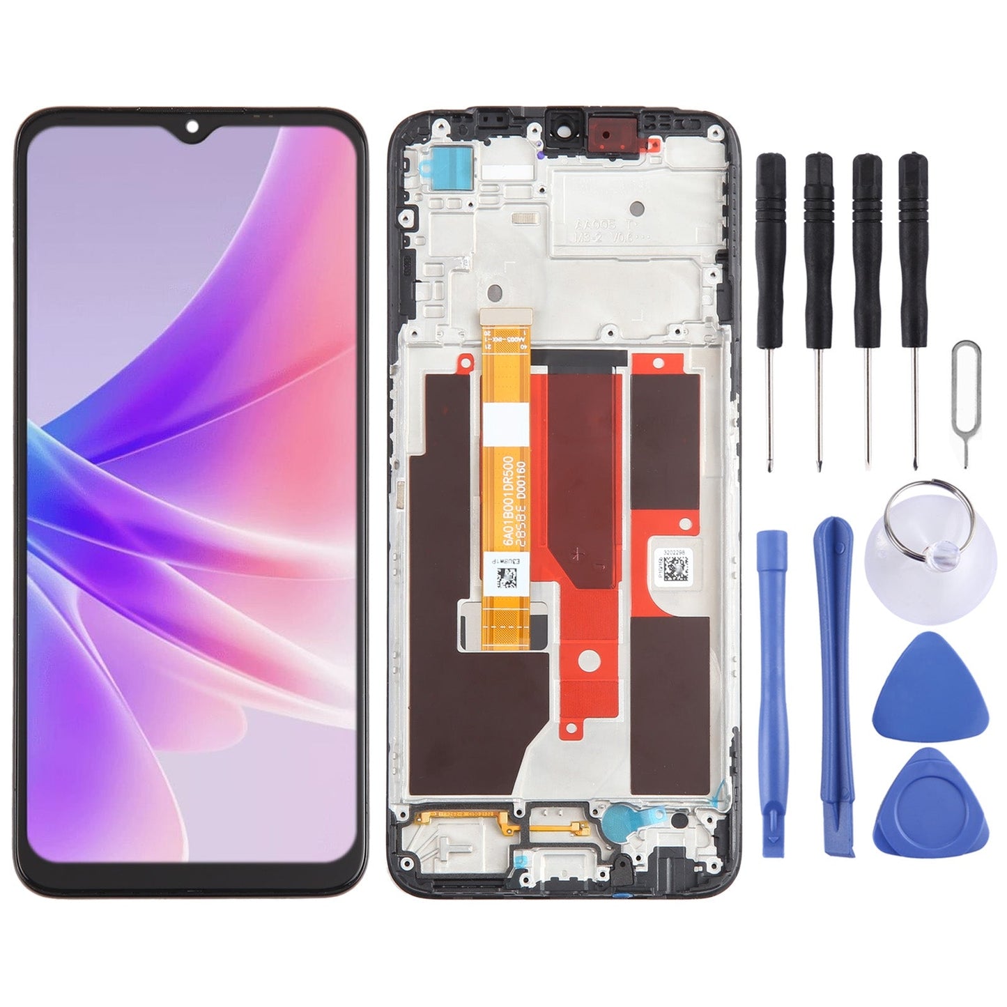 For OPPO A56s OEM LCD Screen Digitizer Full Assembly with Frame
