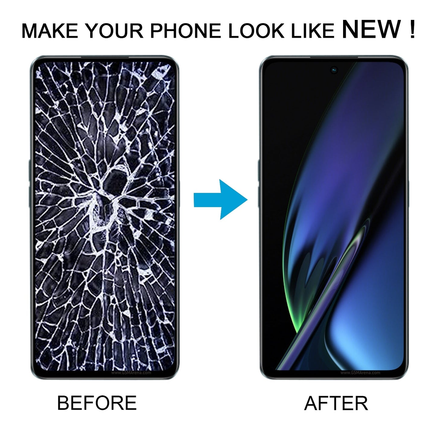 For OPPO K11X OEM LCD Screen Digitizer Full Assembly with Frame