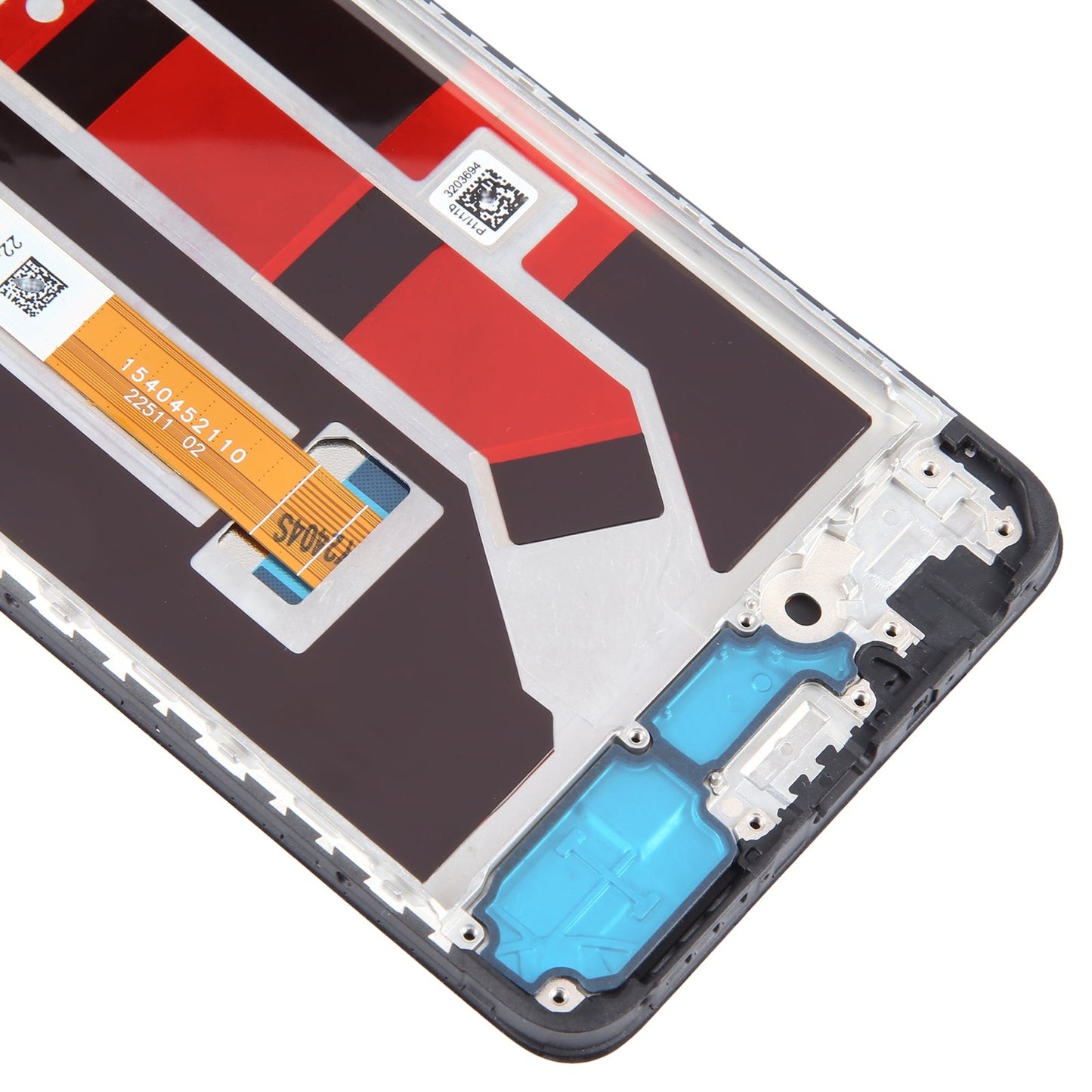 For OPPO A58 4G OEM LCD Screen Digitizer Full Assembly with Frame