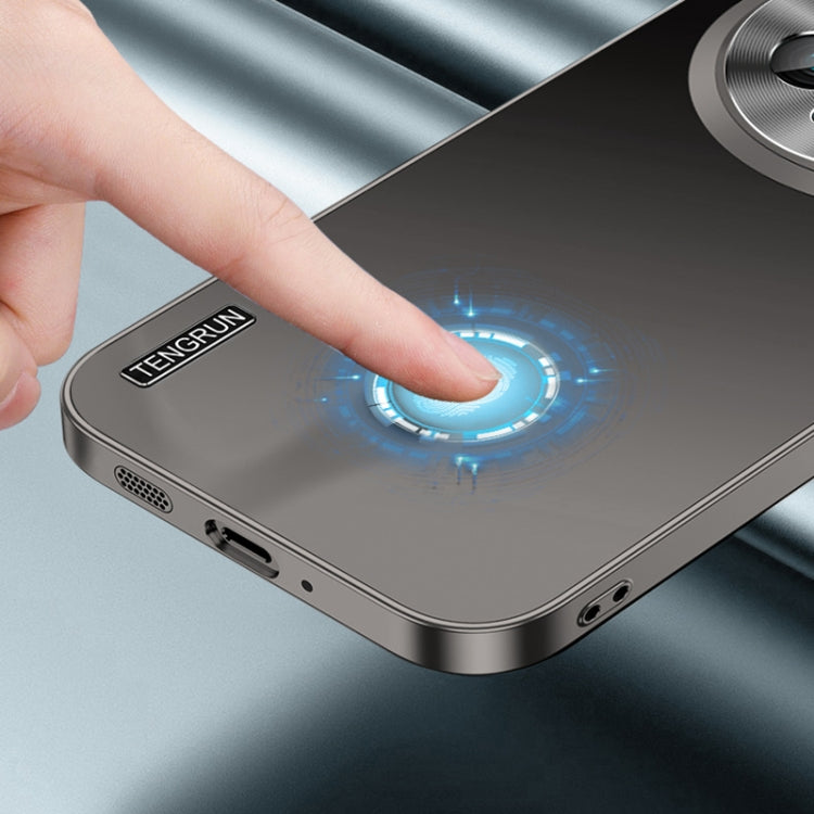 For Honor 100 Streamer Series Micro Frosted Metal Paint PC Phone Case(Sierra Blue)