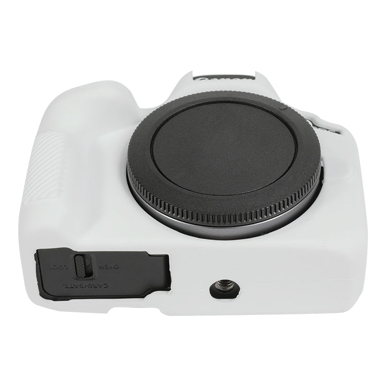 For Canon EOS R50 Soft Silicone Protective Case(White)