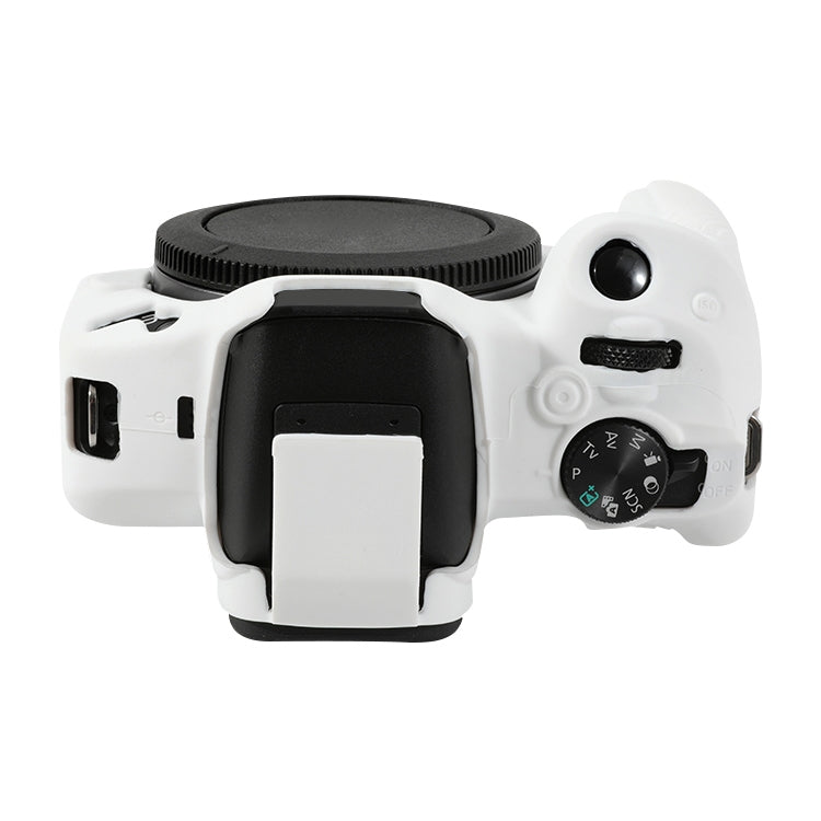 For Canon EOS R50 Soft Silicone Protective Case(White)