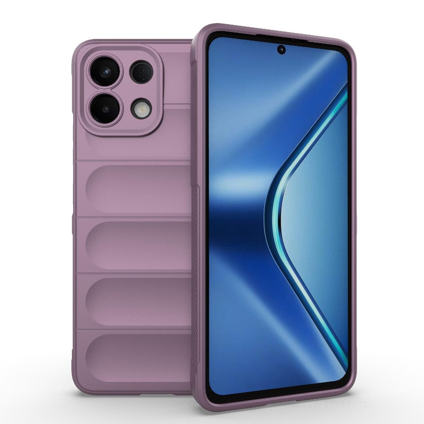 For OPPO K13 5G Magic Shield TPU + Flannel Phone Case(Purple)