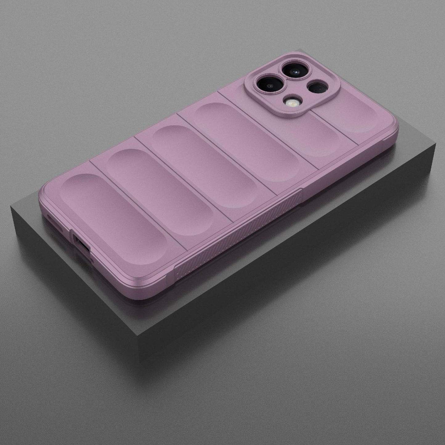 For OPPO K13 5G Magic Shield TPU + Flannel Phone Case(Purple)