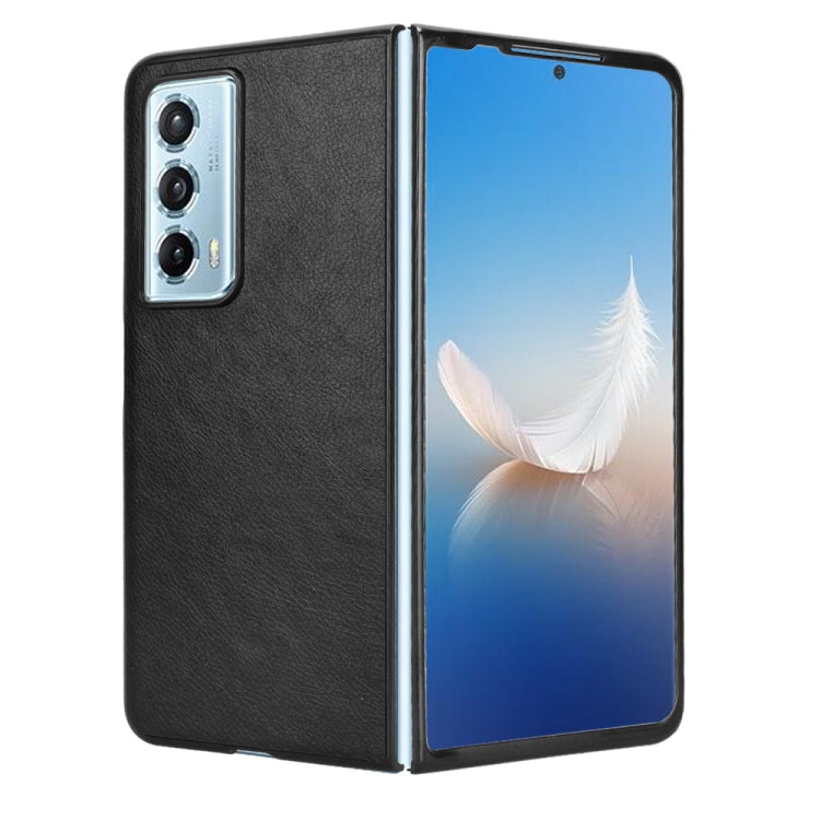 For Honor Magic Vs2 Litchi Texture Back Cover Phone Case(Black)