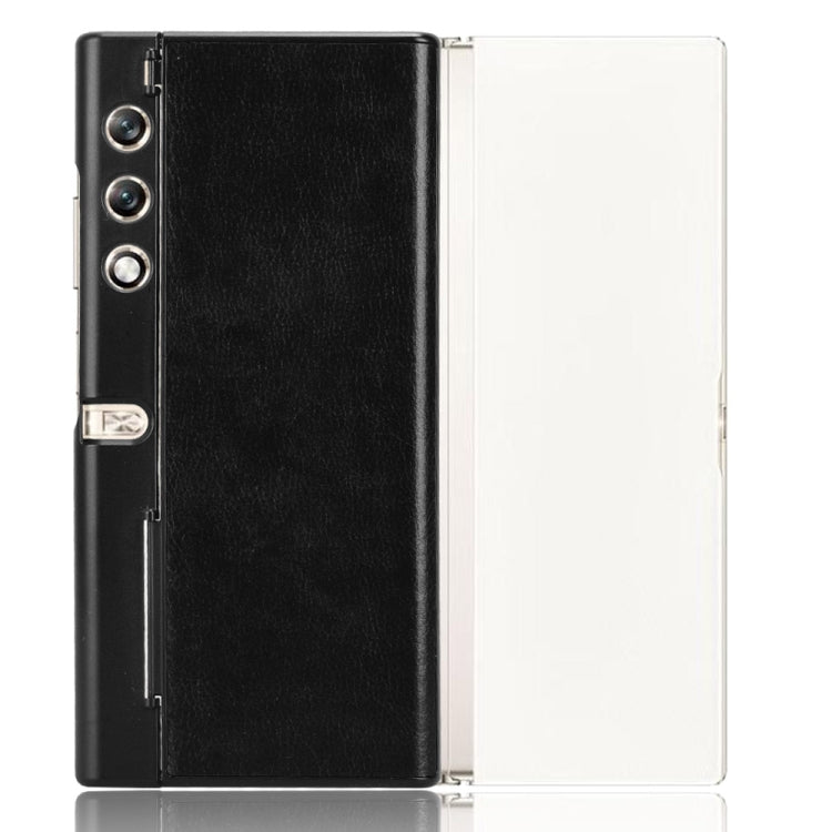 For Honor V Purse Litchi Texture Back Cover Phone Case(Black)