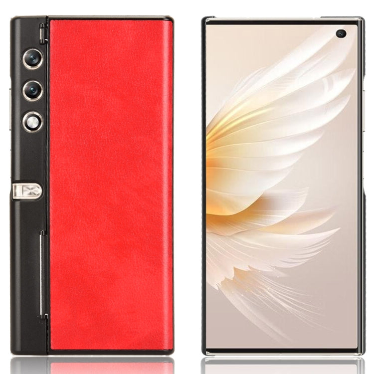 For Honor V Purse Litchi Texture Back Cover Phone Case(Red)