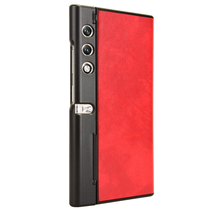 For Honor V Purse Litchi Texture Back Cover Phone Case(Red)