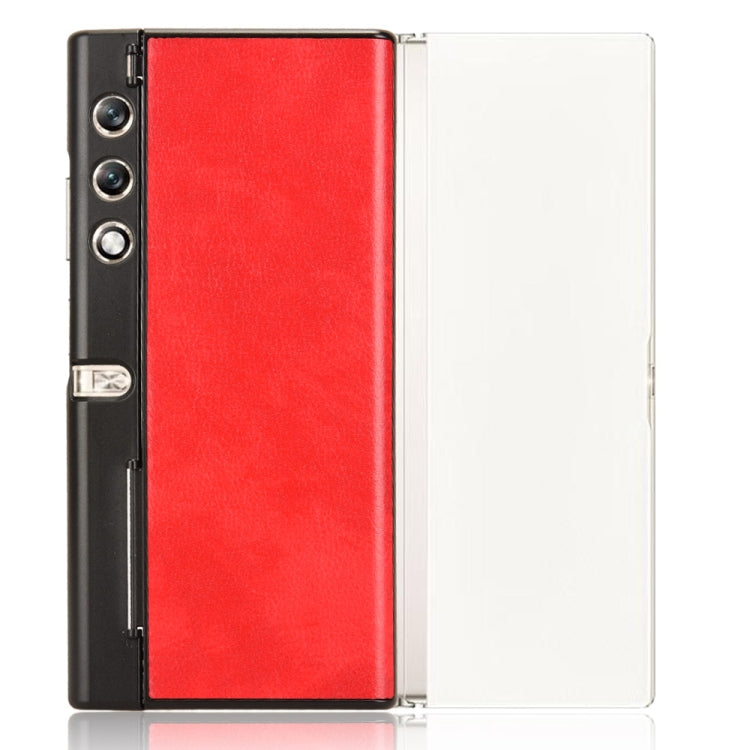 For Honor V Purse Litchi Texture Back Cover Phone Case(Red)