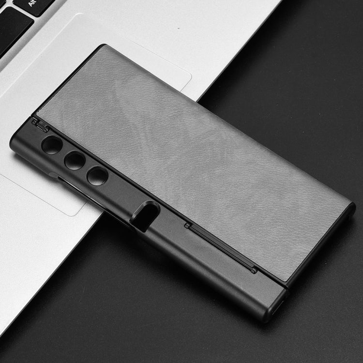 For Honor V Purse Litchi Texture Back Cover Phone Case(Grey)