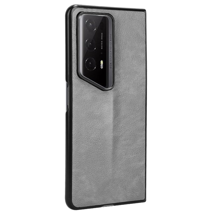 For Honor Magic V2 RSR Porsche Design Litchi Texture Back Cover Phone Case(Grey)