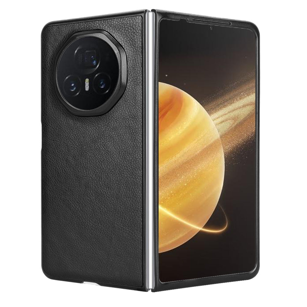 For Honor Magic V3 Litchi Texture Back Cover Phone Case(Black)