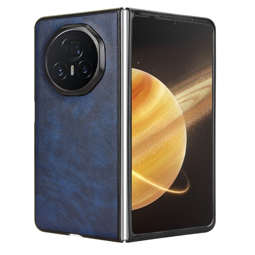 For Honor Magic V3 Litchi Texture Back Cover Phone Case(Blue)