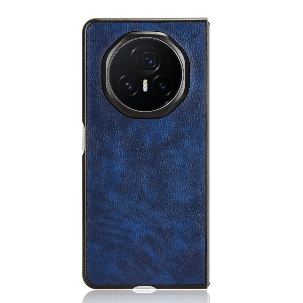 For Honor Magic V3 Litchi Texture Back Cover Phone Case(Blue)