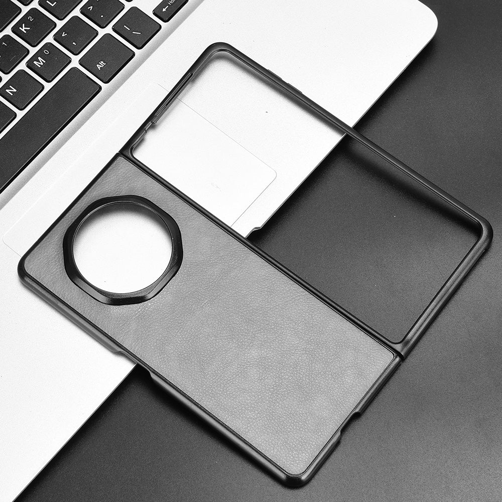 For Honor Magic V3 Litchi Texture Back Cover Phone Case(Grey)