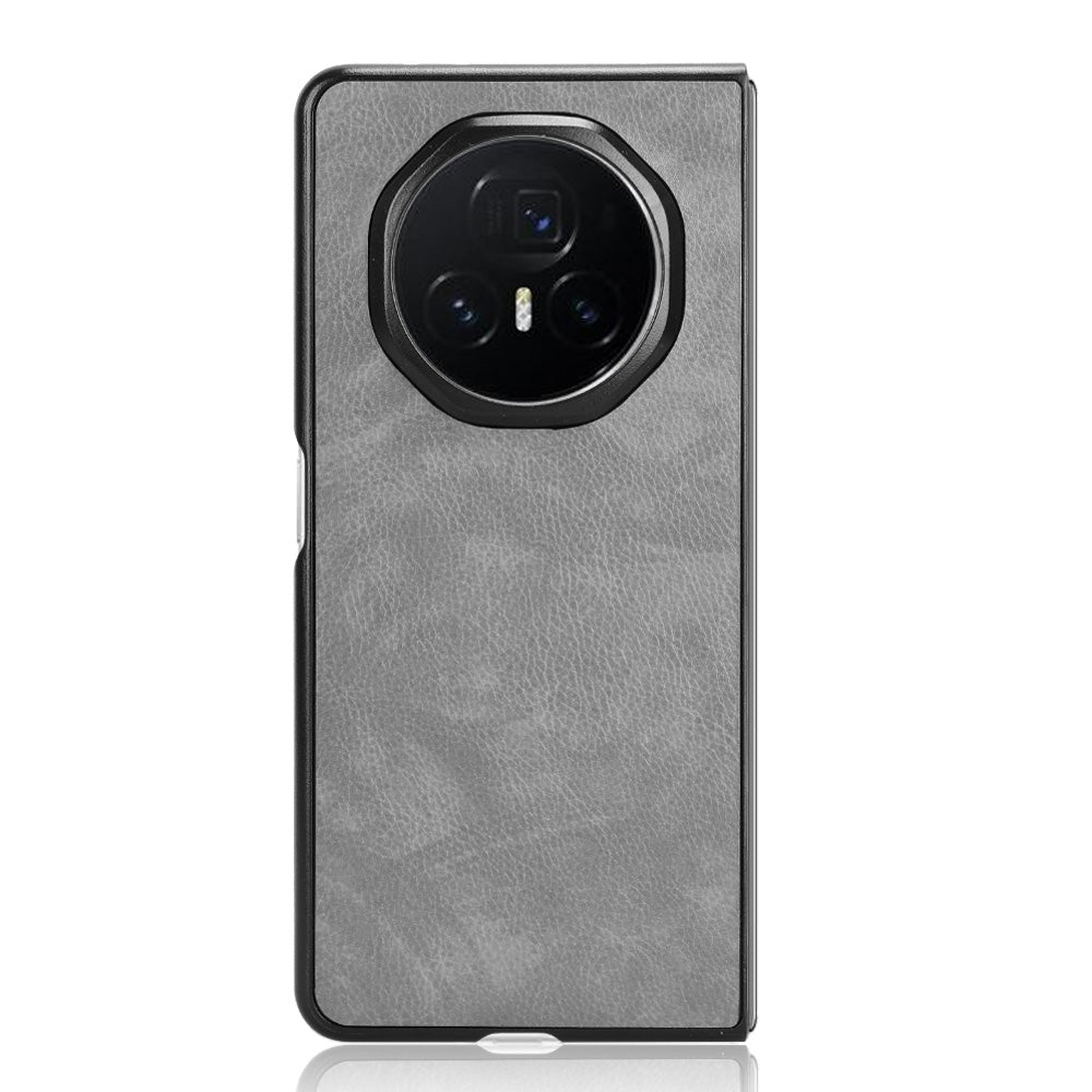 For Honor Magic V3 Litchi Texture Back Cover Phone Case(Grey)