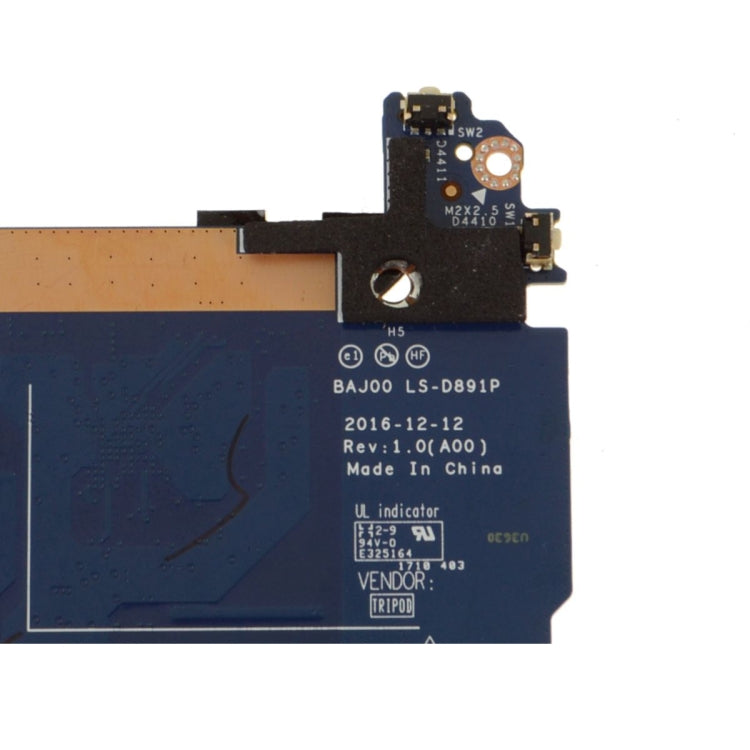 For Dell Latitude 12 5285 Power Switch Small Board