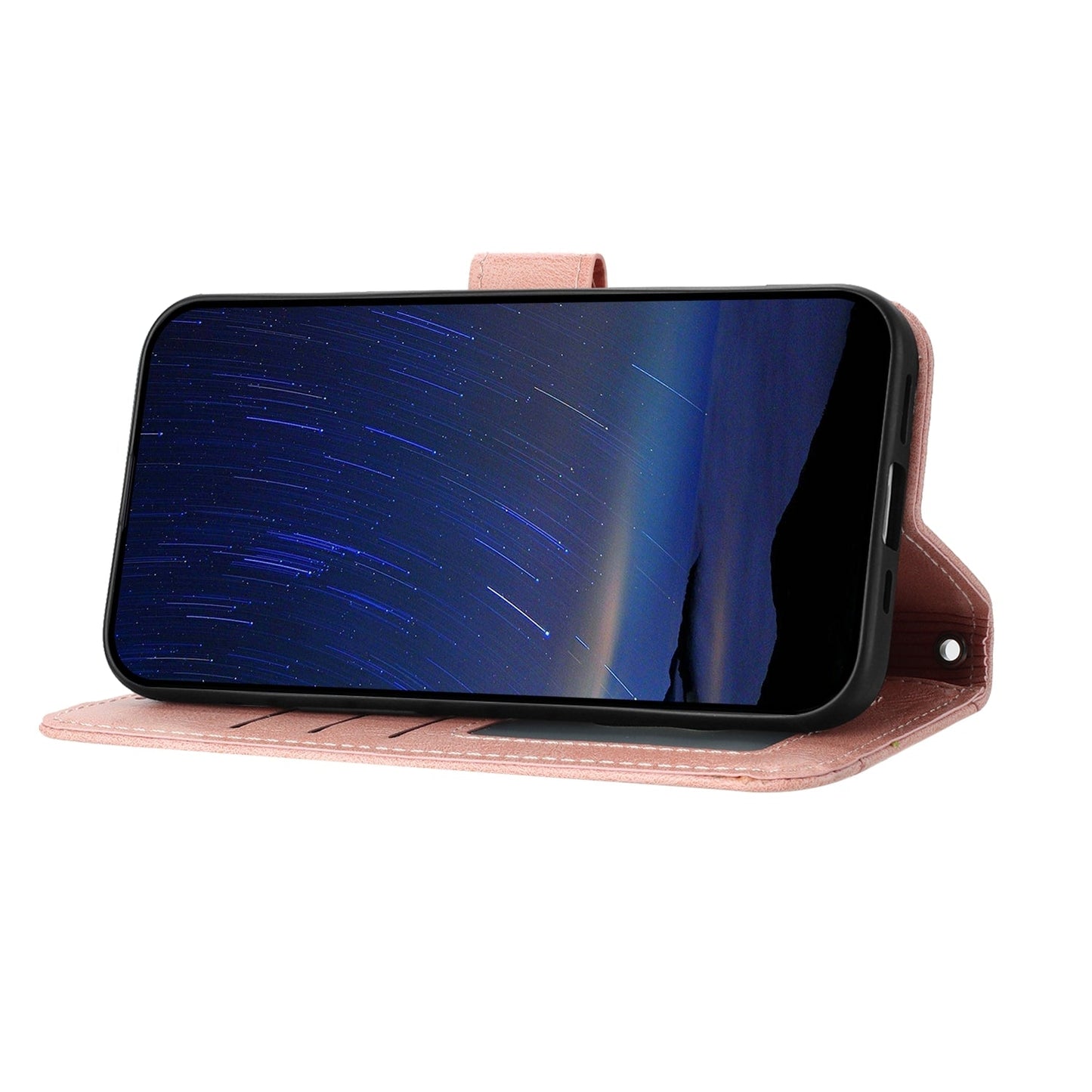 For iPhone 16e Oil Skin Zipper Wallet Leather Phone Case(Pink)