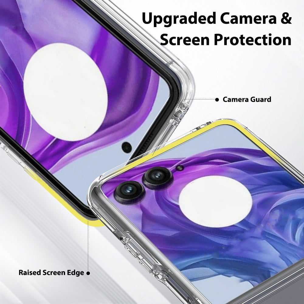 For Motorola Razr 50 Ultra / Razr+ 2024 Scratchproof Acrylic TPU Phone Case(Transparent)