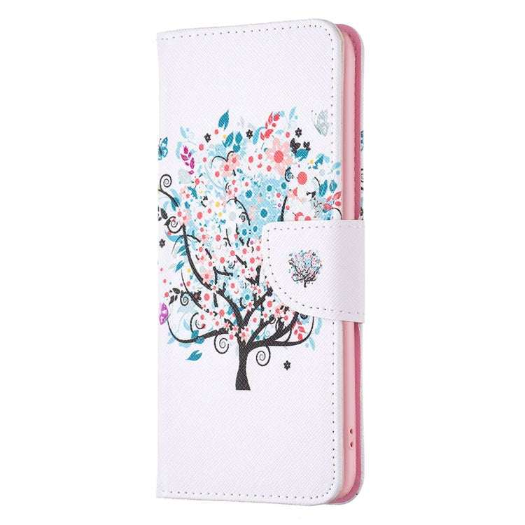 For Honor X9b/Magic6 Lite 5G Colored Drawing Pattern Leather Phone Case(Tree)
