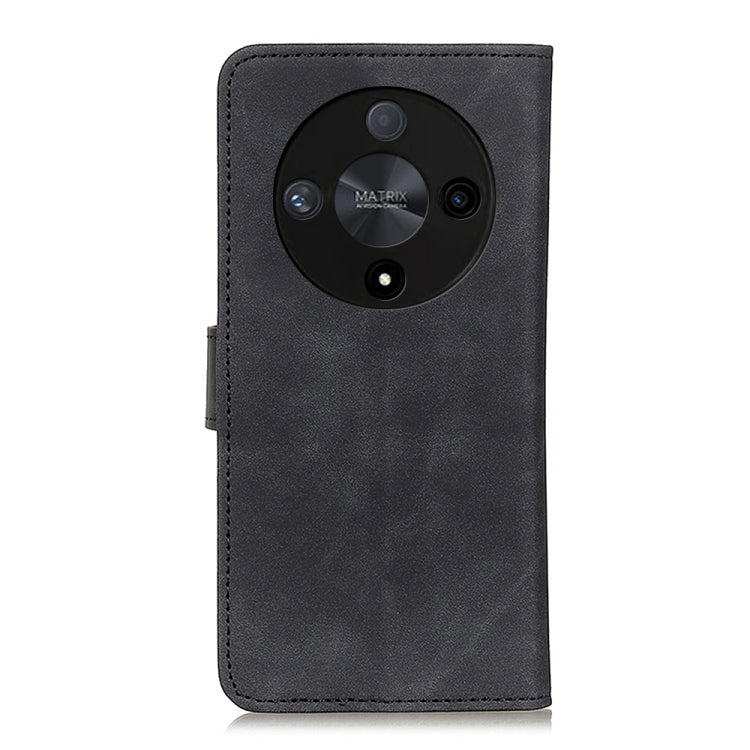 For Honor X9b KHAZNEH Retro Texture Flip Leather Phone Case(Black)