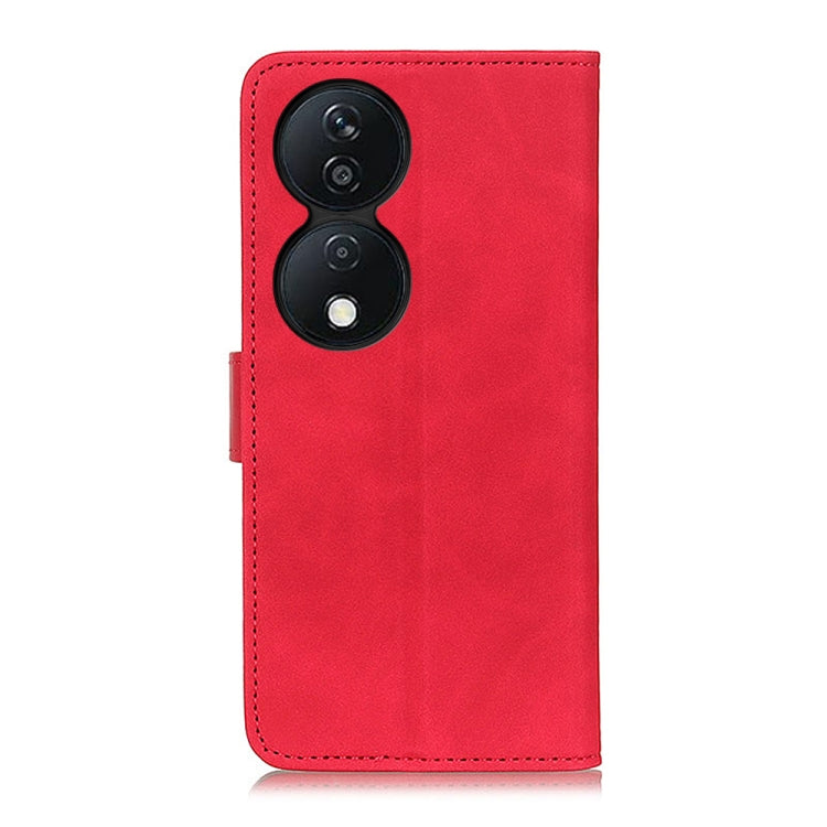For Honor X7b KHAZNEH Retro Texture Flip Leather Phone Case(Red)