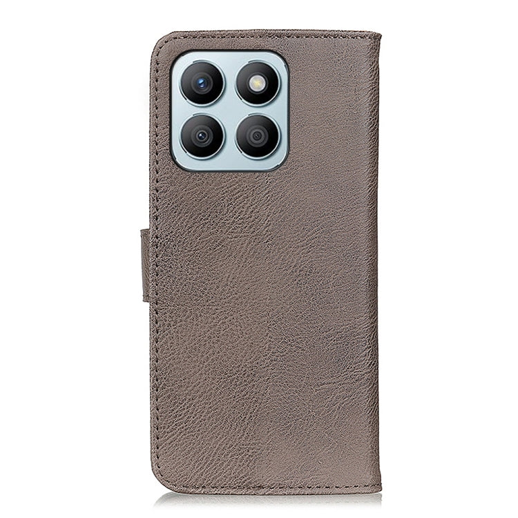 For Honor X8b KHAZNEH Cowhide Texture Horizontal Flip Leather Phone Case(Khaki)