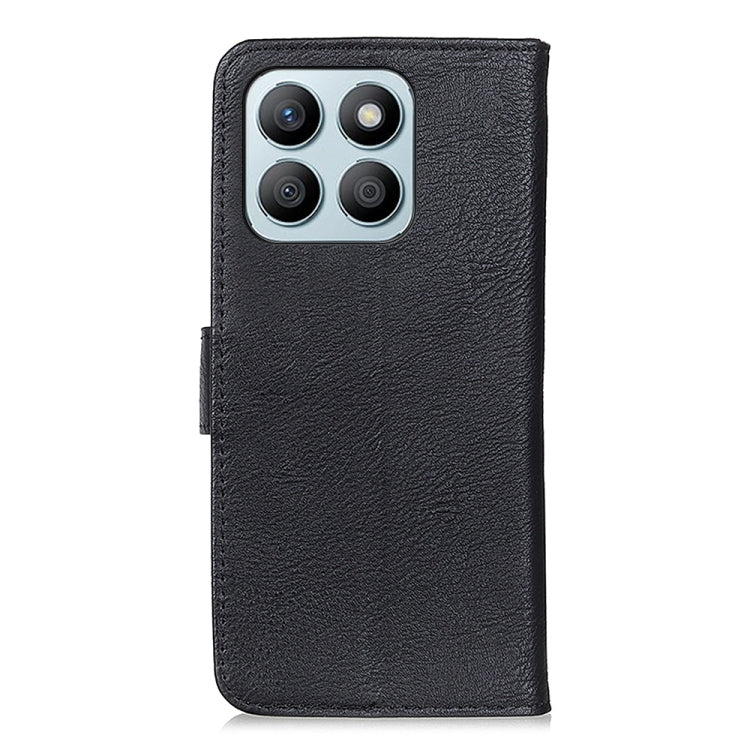 For Honor X8b KHAZNEH Cowhide Texture Horizontal Flip Leather Phone Case(Black)