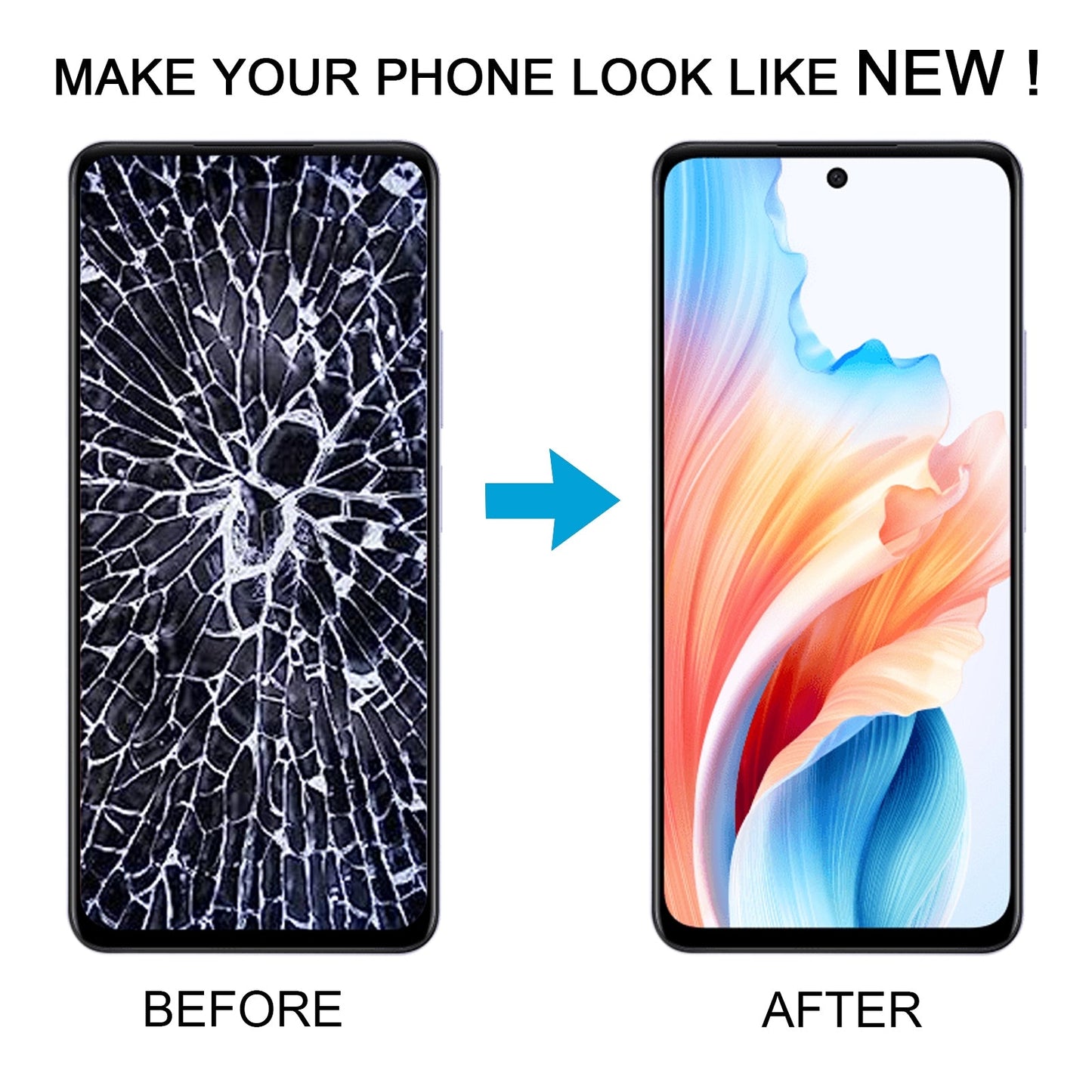 For OPPO A2 5G OEM LCD Screen With Digitizer Full Assembly