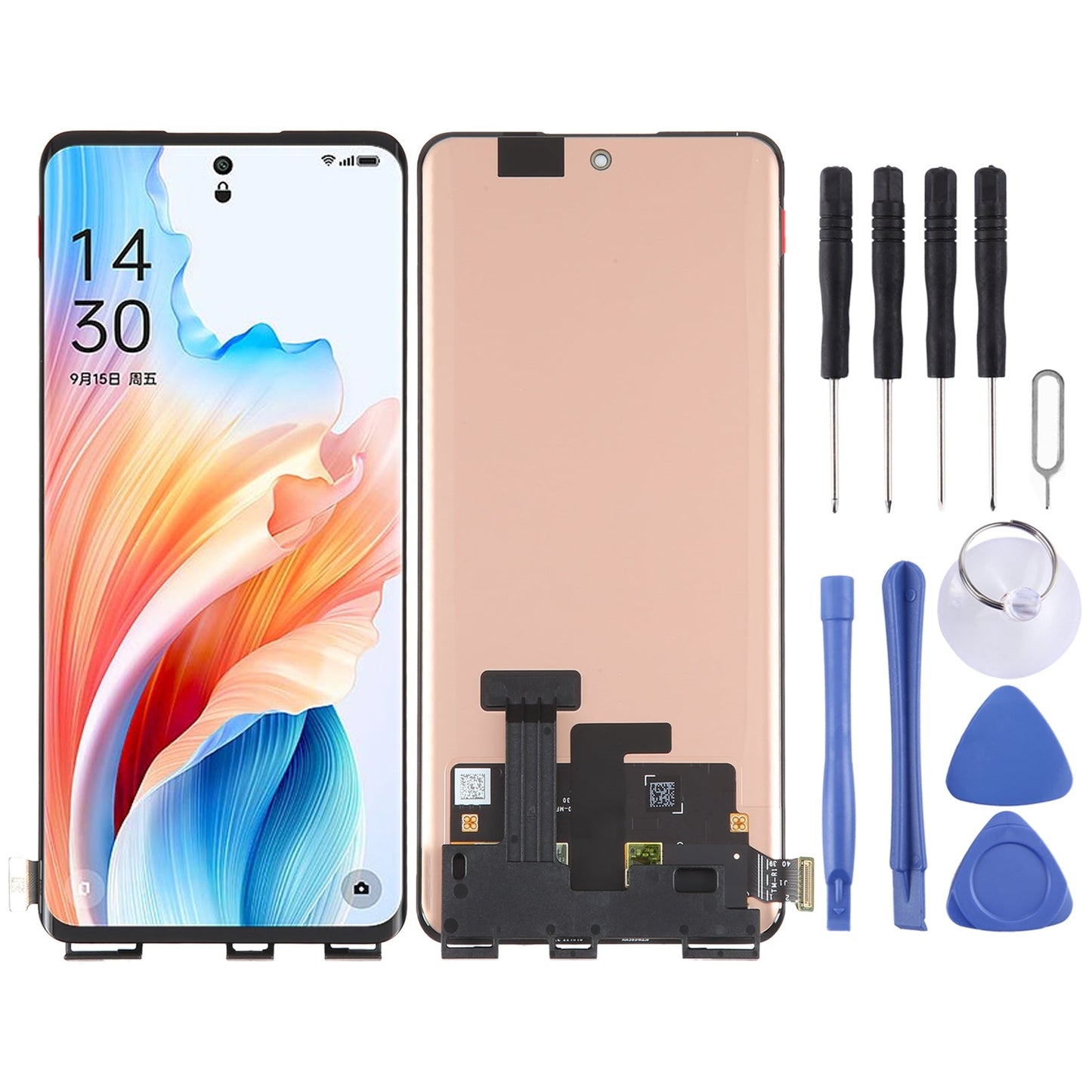 For OPPO A3 Pro 5G China Original AMOLED LCD Screen with Digitizer Full Assembly