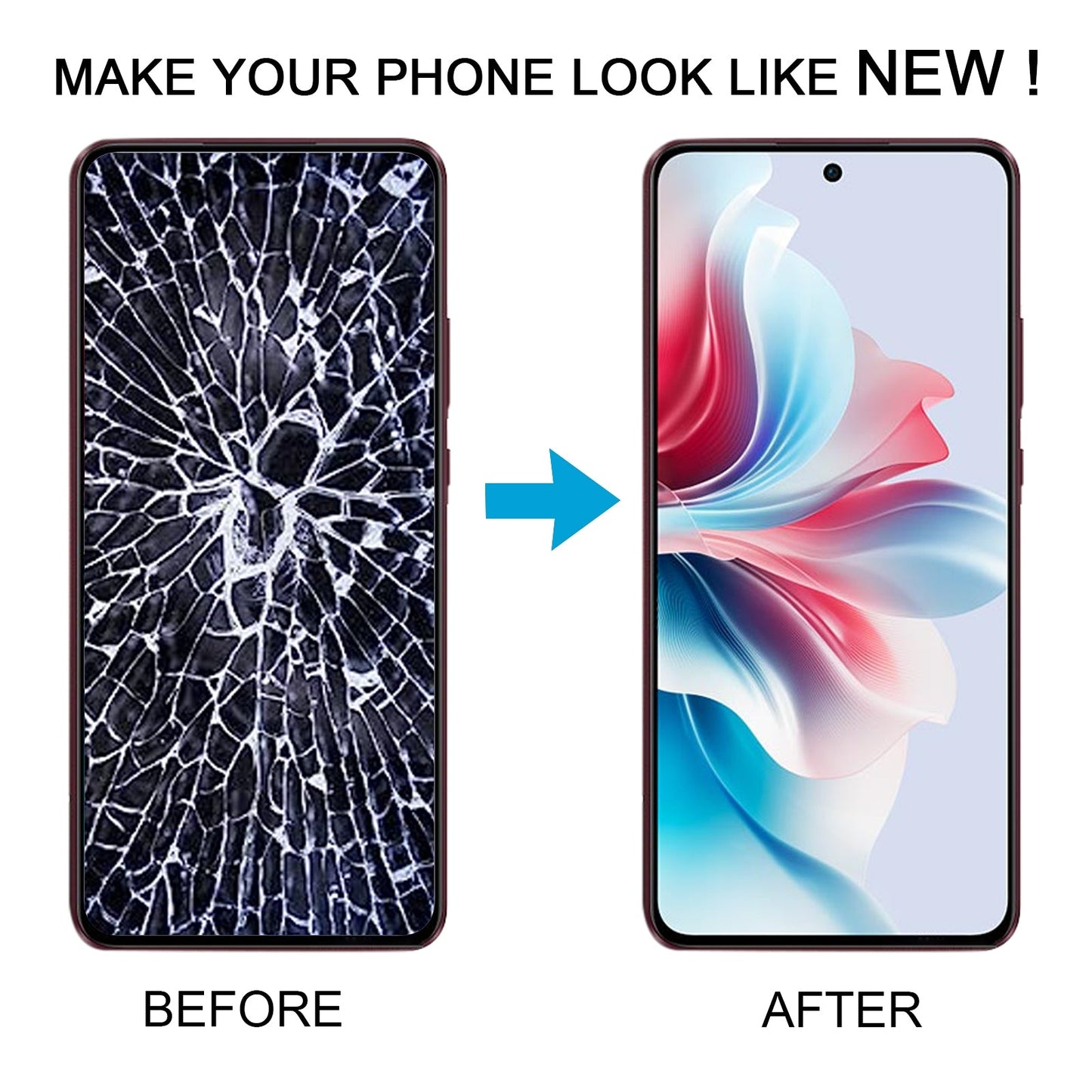 For OPPO Reno11 F CPH2603 Original AMOLED LCD Screen with Digitizer Full Assembly