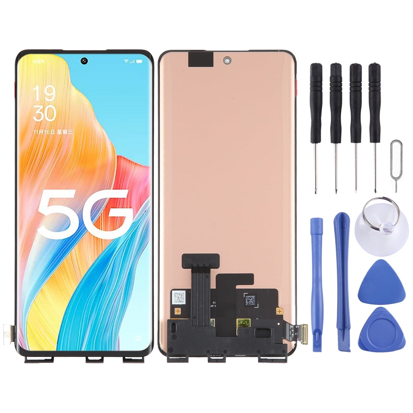 For OPPO A1 Pro Original AMOLED LCD Screen with Digitizer Full Assembly