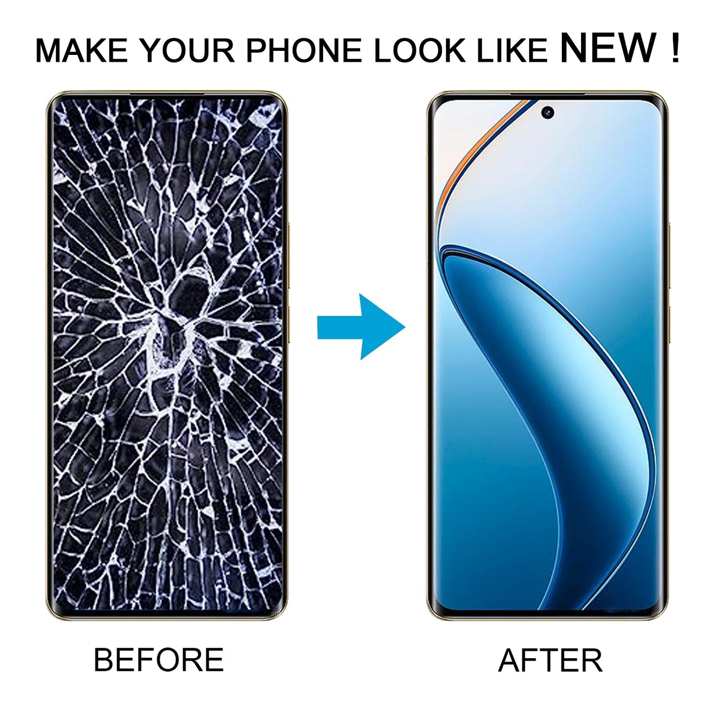 For Realme 12 Pro RMX3842 Original AMOLED LCD Screen with Digitizer Full Assembly