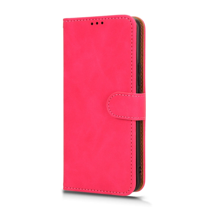 For Honor X9b Skin Feel Magnetic Flip Leather Phone Case(Rose Red)