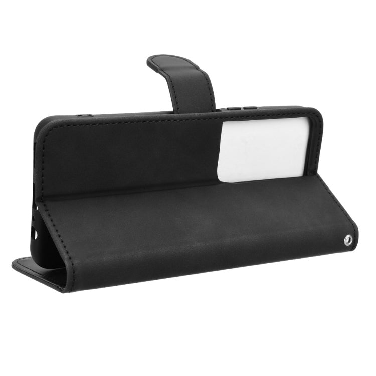 For Honor Play 8T 5G / X7b Skin Feel Magnetic Flip Leather Phone Case(Black)