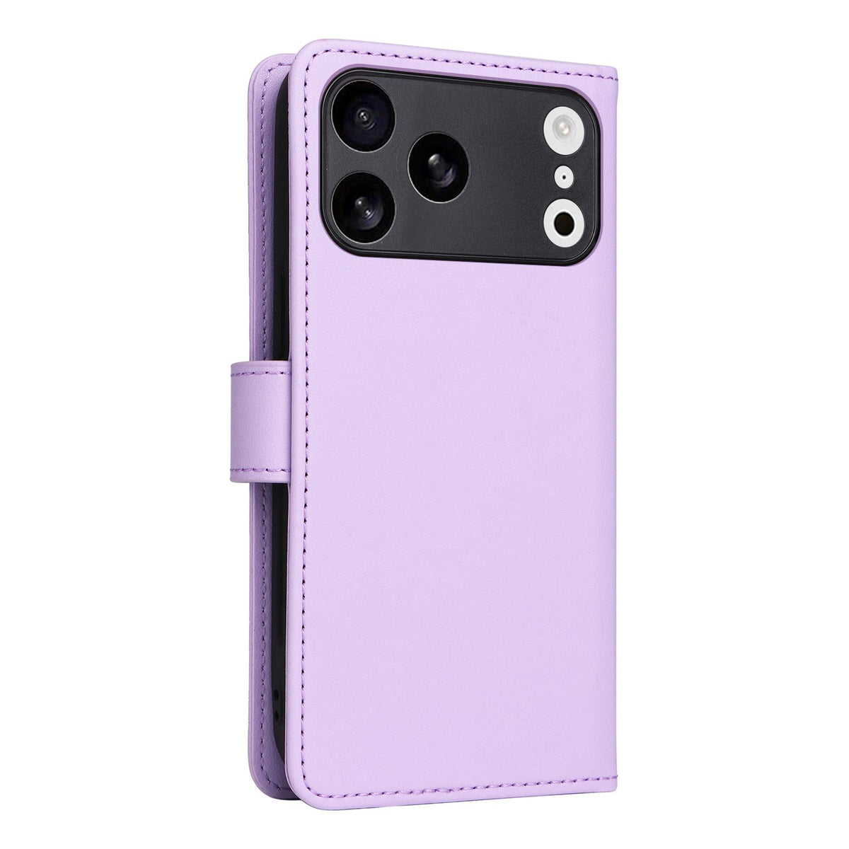 Compatible with iPhone 18 Pro Max & 17 Pro Max BETOPNICE BN-005 2 in 1 Detachable Imitate Leather Phone Case - Light Purple