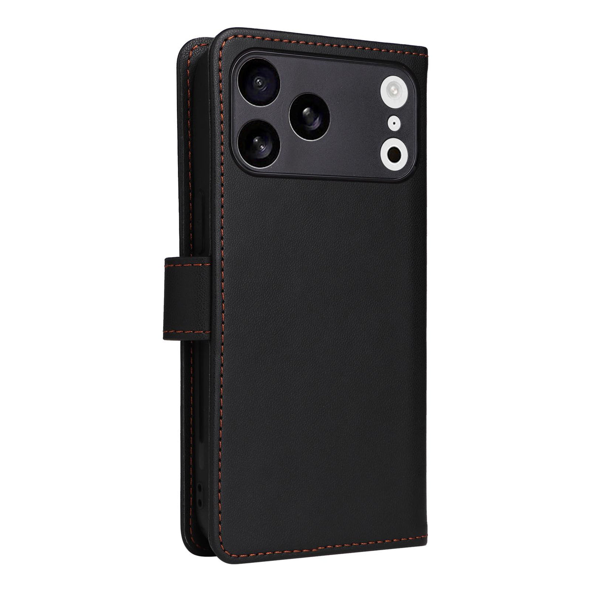 Compatible with iPhone 18 Pro Max & 17 Pro Max BETOPNICE BN-005 2 in 1 Detachable Imitate Leather Phone Case - Black