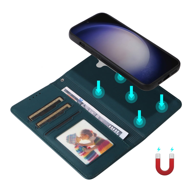 For Samsung Galaxy S24 5G BETOPNICE BN-005 2 in 1 Detachable Imitate Genuine Leather Phone Case(Blue)