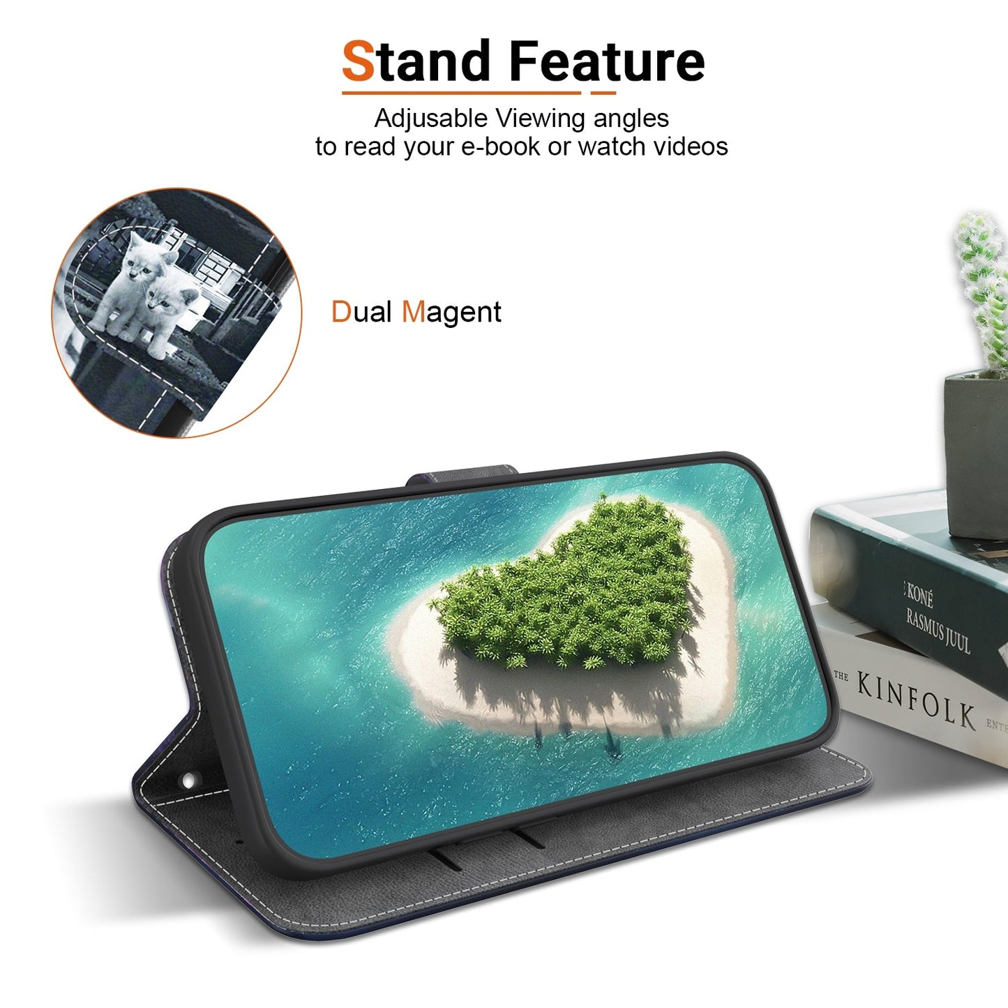 For iPhone 16e Crystal Texture Colored Drawing Leather Phone Case(Cat Tiger Reflection)