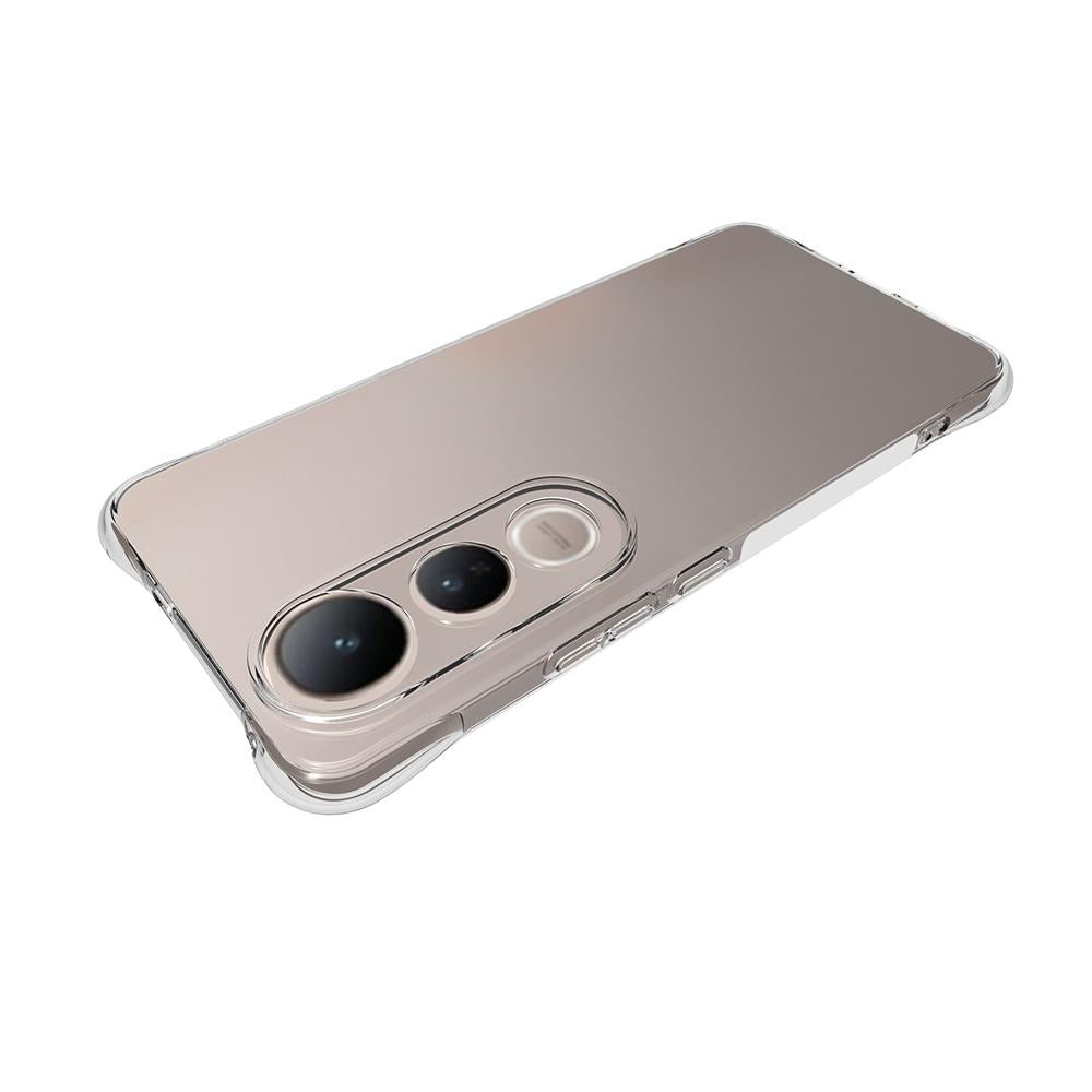 For vivo V50 Lite 5G Shockproof Non-slip Thickening TPU Phone Case(Transparent)