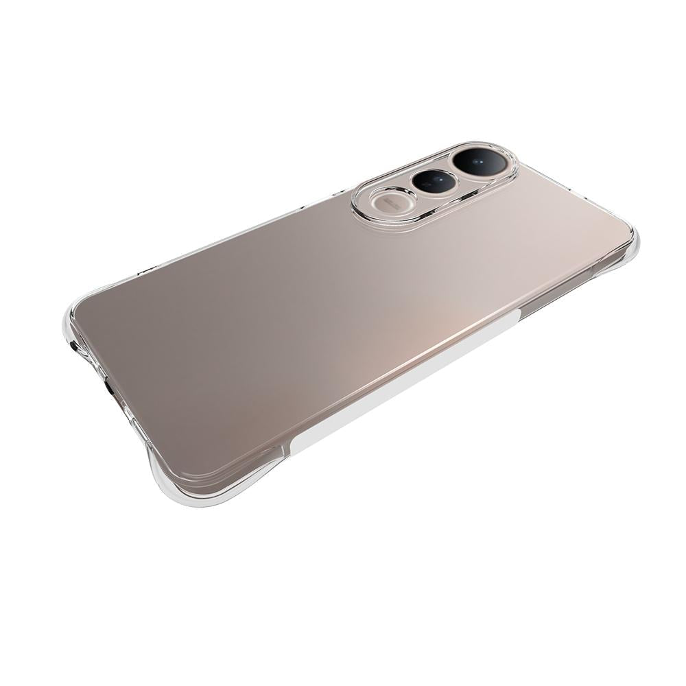 For vivo V50 Lite 5G Shockproof Non-slip Thickening TPU Phone Case(Transparent)