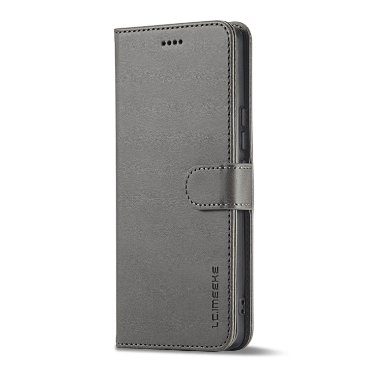 For Honor 90 LC.IMEEKE Calf Texture Leather Phone Case(Grey)