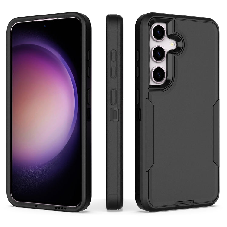 For Samsung Galaxy S24 5G 2 in 1 Magnetic PC + TPU Phone Case(Black)